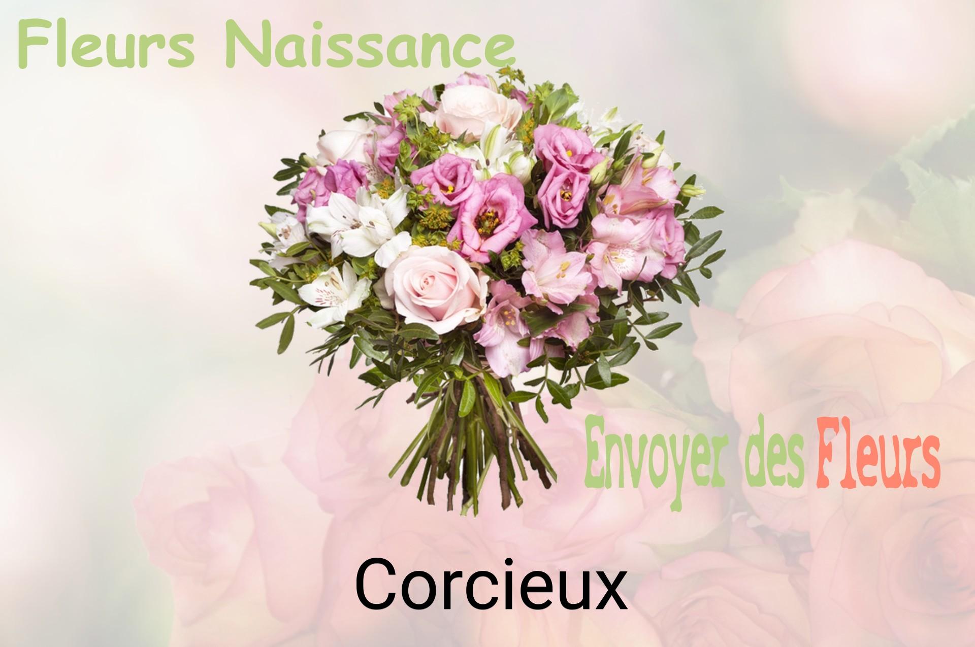 Bouquet de fleurs de naissance livré à Corcieux